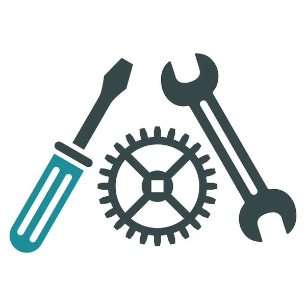 Tuning-Service Flat Icon — Stockfoto