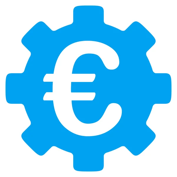 Euro ontwikkeling platte pictogram — Stockfoto