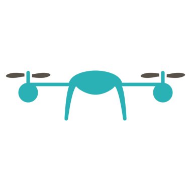 Airdrone düz simgesi