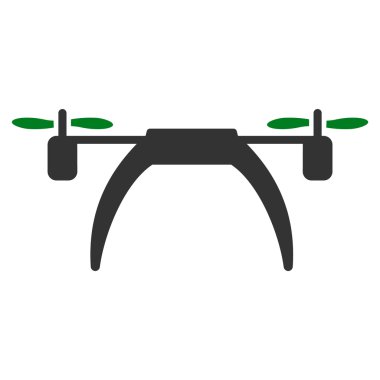 Helikopter düz simgesi