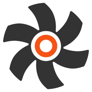 Rotor düz simgesi