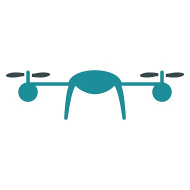 Airdrone düz simgesi