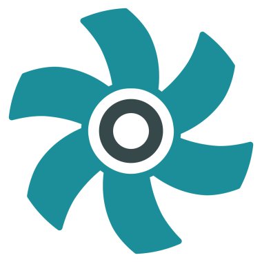 Rotor düz simgesi