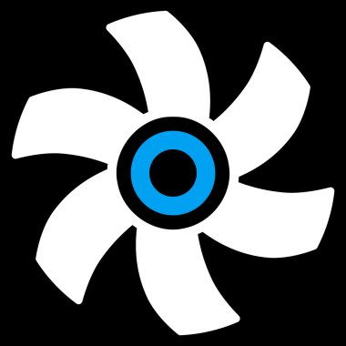 Rotor düz simgesi