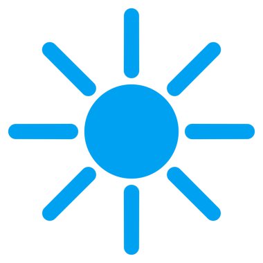 Parlaklık düz simgesi