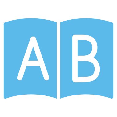 El kitabı düz simgesi