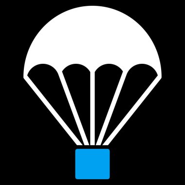 Paraşüt düz simgesi