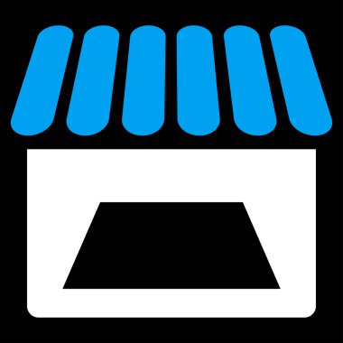 Mağaza düz simgesi