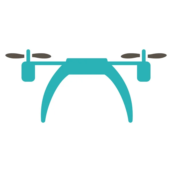 Copter Flat Icon — Stock vektor