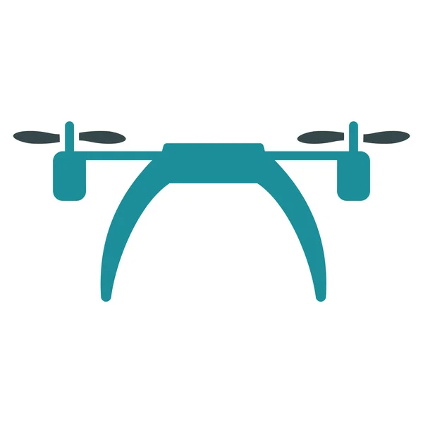 Copter Flat Icon — Stock vektor