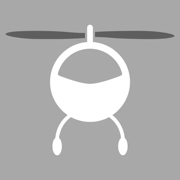 Helicopter Flat Icon — Stock Vector