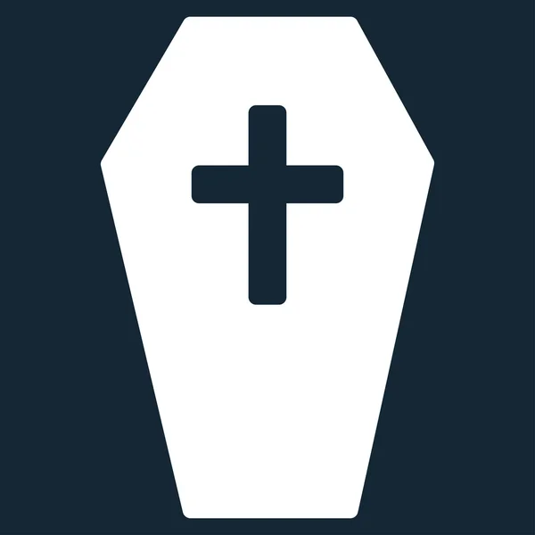 Coffin Flat Icon — Stock Vector