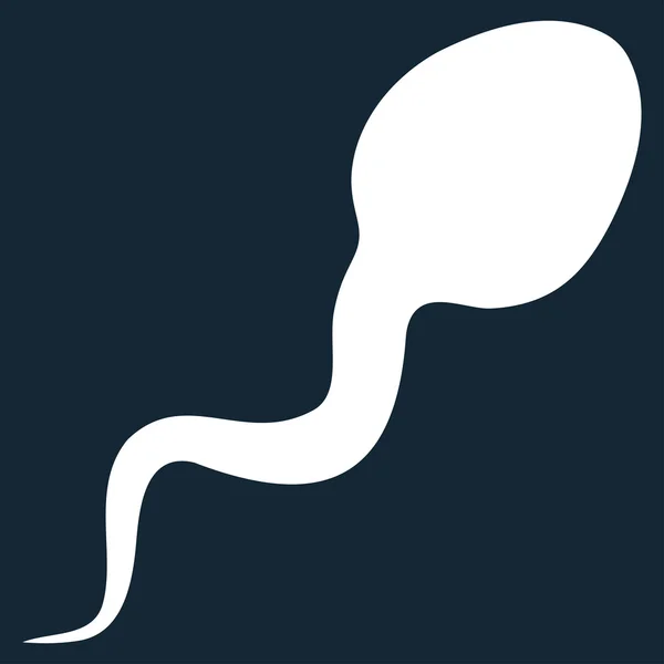 Spermatozoon Flat Icon — Stock vektor