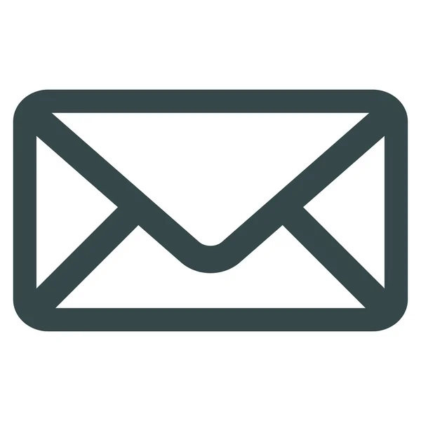 Envelope ícone plano — Vetor de Stock