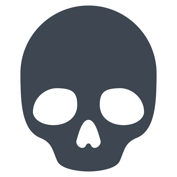 Lebka plochá ikona — Stockový vektor