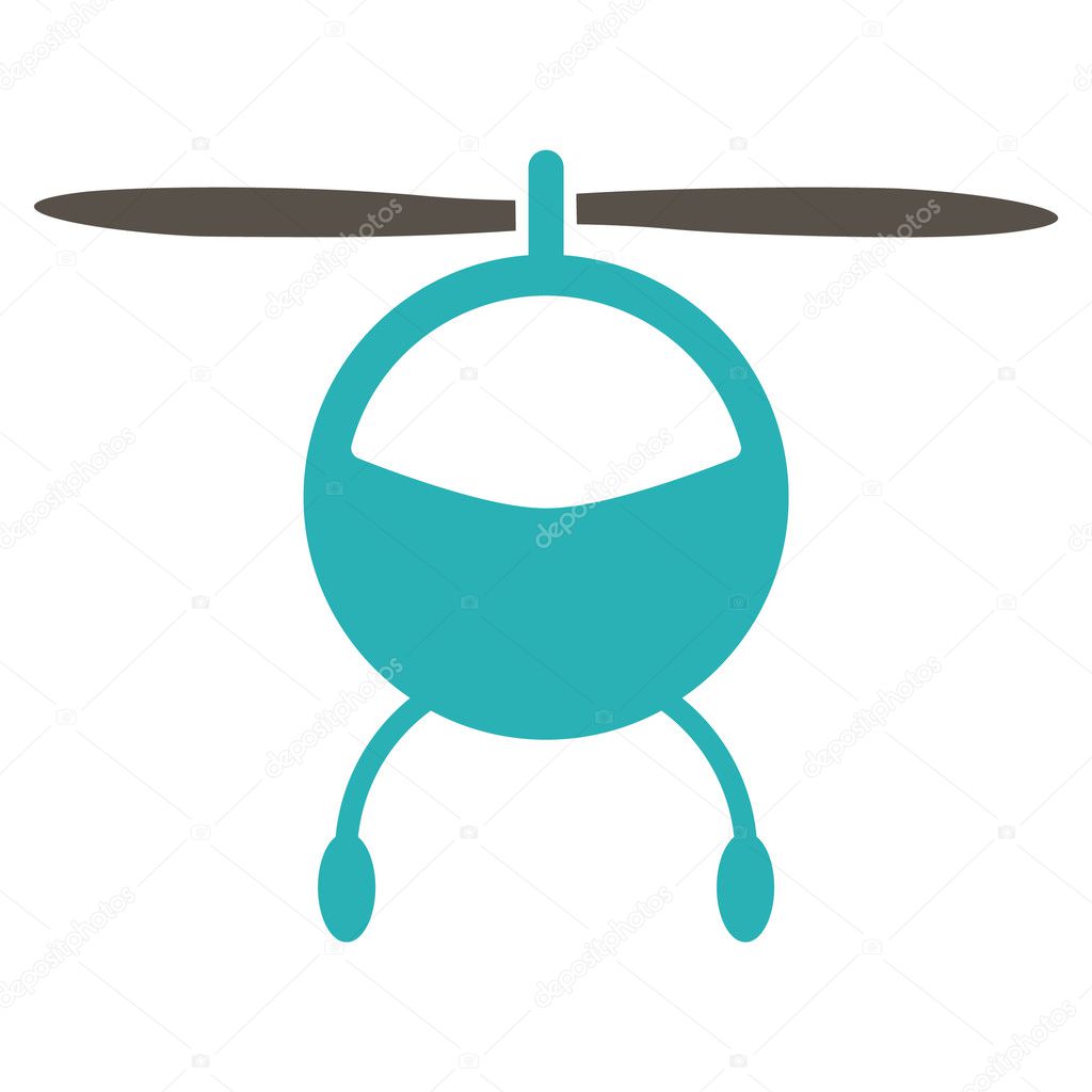 Helicopter Flat Icon