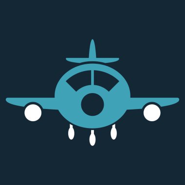 Uçak düz simgesi
