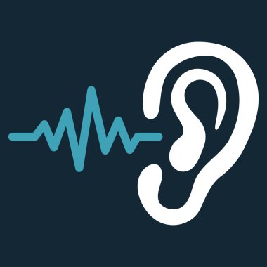 Listen Flat Icon clipart