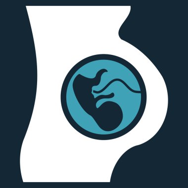 Gebelik düz simgesi