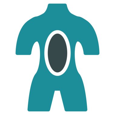 Anatomi düz simgesi