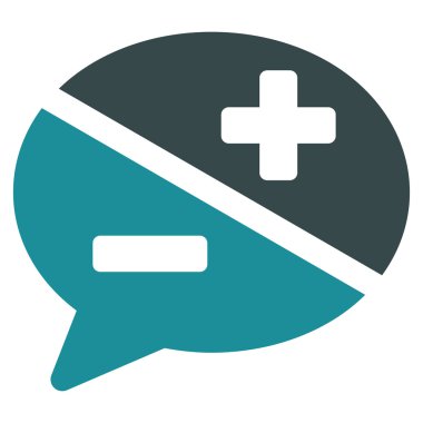 Bağımsız değişkenler düz simgesi