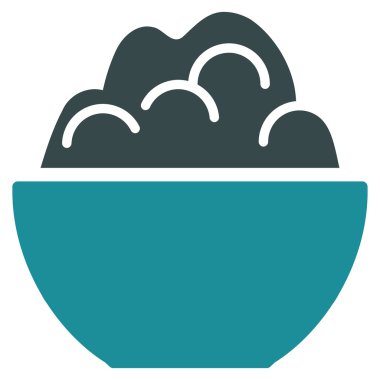 Porriage düz simgesi