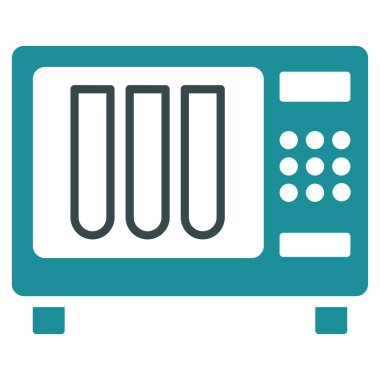 Sterilizatör düz simgesi