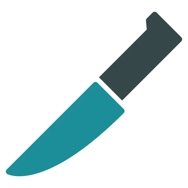 Cuchillo Icono plano — Vector de stock