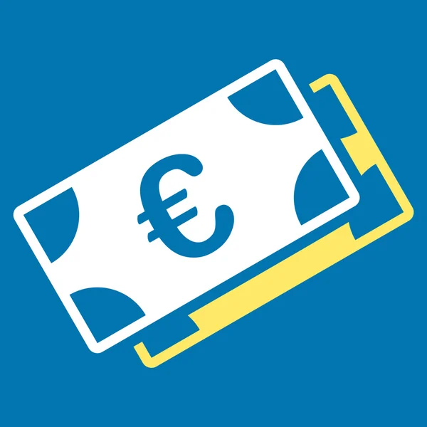 Euro Banknotes Icon — Stock Photo, Image