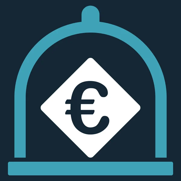 Euro kaucji ikona — Zdjęcie stockowe