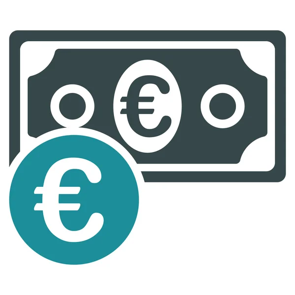 Euro Cash Money Icon — Stock Photo, Image