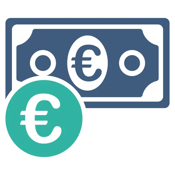 Euro Cash geld pictogram — Stockfoto