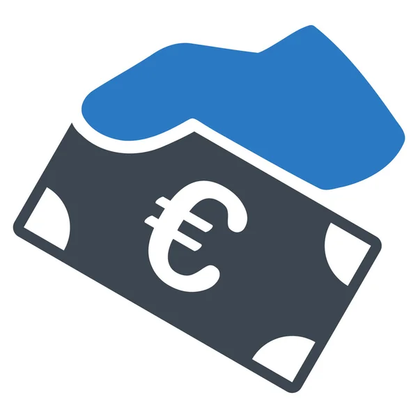 Euro betaling pictogram — Stockfoto