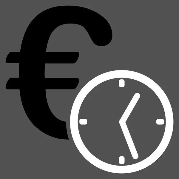 Euro credit pictogram — Stockfoto