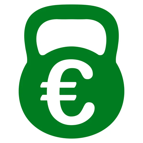 Euro gewicht pictogram — Stockfoto