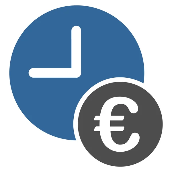 Euro terugkerende betalingen pictogram — Stockfoto