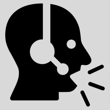 Operatör ileti düz simgesi