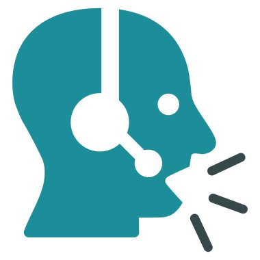 Operatör ileti düz simgesi