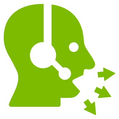 Operatör ileti düz simgesi