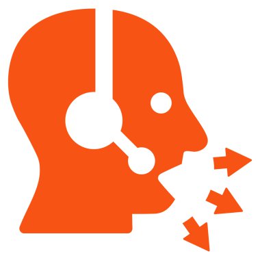 Operatör ileti düz simgesi