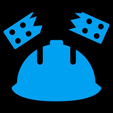 Tuğla kask kaza simgesi