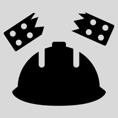 Tuğla kask kaza simgesi