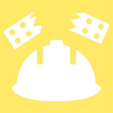 Tuğla kask kaza simgesi