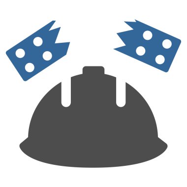 Tuğla kask kaza simgesi