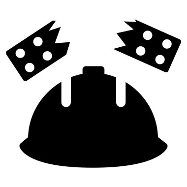 Tuğla kask kaza simgesi