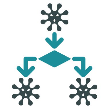 Virüs üreme simgesi