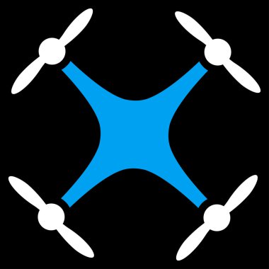 Airdrone düz simgesi