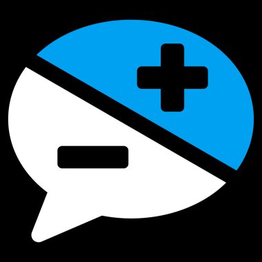 Bağımsız değişkenler düz simgesi