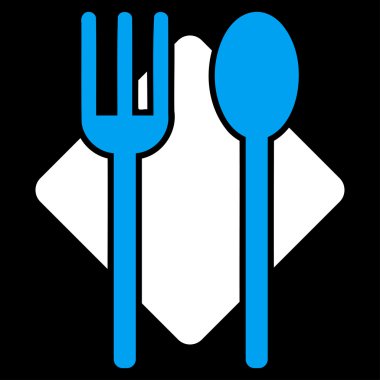 Beslenme düz simgesi