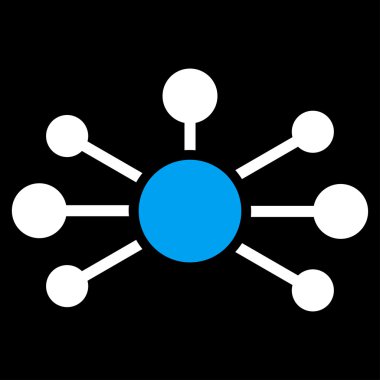 İlişkiler düz simgesi